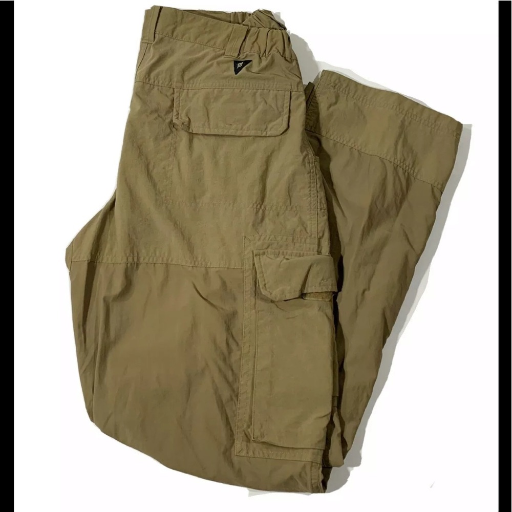 Rail Riders Size Med. Cargo Khaki Hiking Pants 32